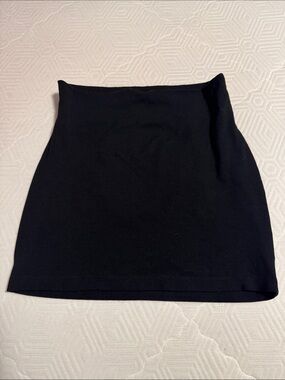 Windsor Black Mini Skirt - Sleek Straight Silhouette